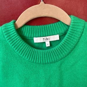 *SOLD* TIBI green Crewneck sweater - S